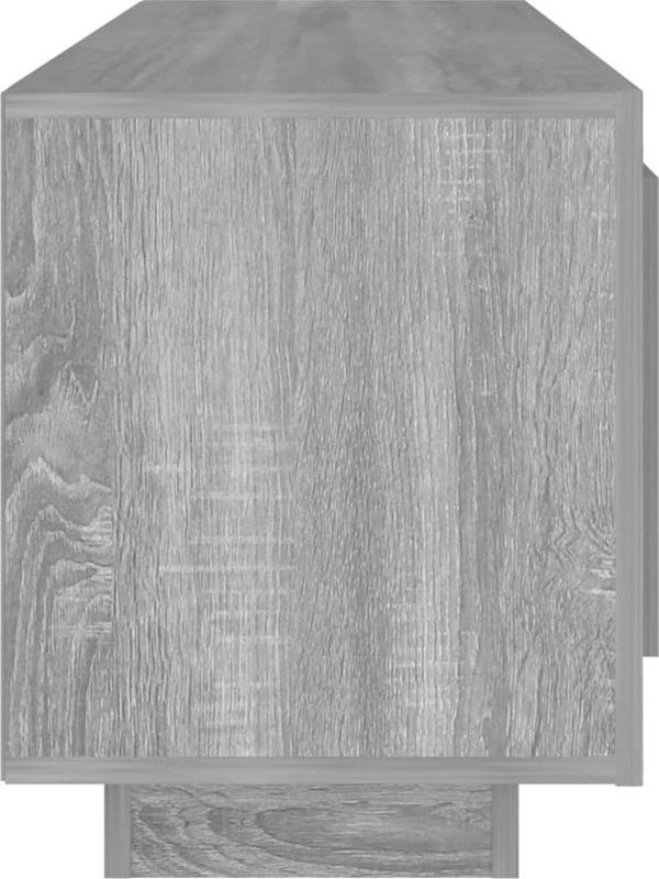 vidaXL Έπιπλο τηλεόρασης γκρι δρυς Sonoma 102x35x45 cm