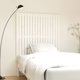 vidaXL Wezglowie lozka, biale, 108x3x110 cm, lite drewno sosnowe
