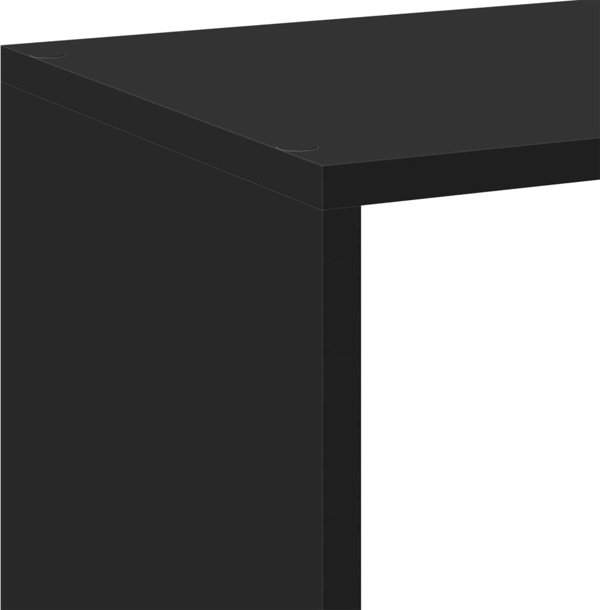 vidaXL Ράφι διαχωριστικό, μαύρο, 102x29x103,5 εκ.