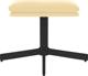 Υποπόδιο vidaXL, κρεμ, 60x60x39 cm, επενδυμένο με βελούδο