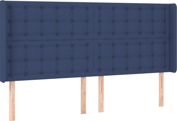 Κεφαλάρι uszak vidaXL, μπλε, 203x16x118/128 cm, ύφασμα