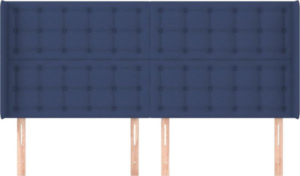 Κεφαλάρι uszak vidaXL, μπλε, 203x16x118/128 cm, ύφασμα