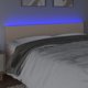 vidaXL Κεφαλάρι για κρεβάτι με LED, καπουτσίνο, 160x5x78/88 cm, οικολογικό δέρμα