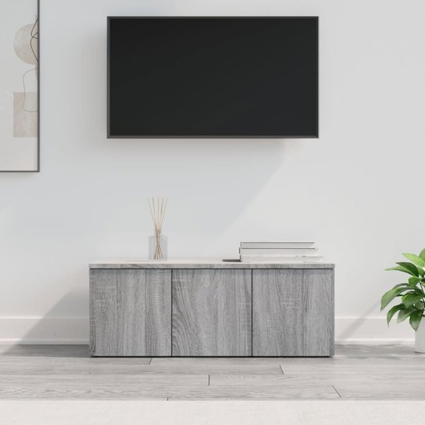 vidaXL Έπιπλο για τηλεόραση γκρι δρυς Sonoma 80x34x30 εκ.