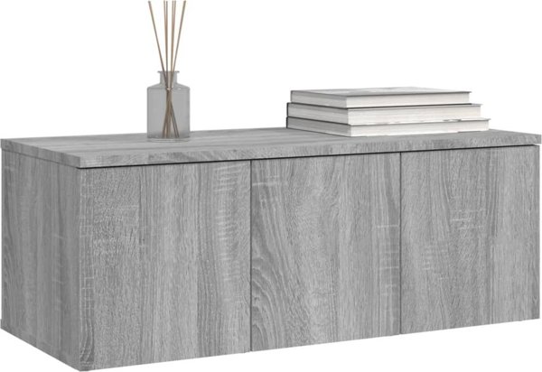vidaXL Έπιπλο για τηλεόραση γκρι δρυς Sonoma 80x34x30 εκ.