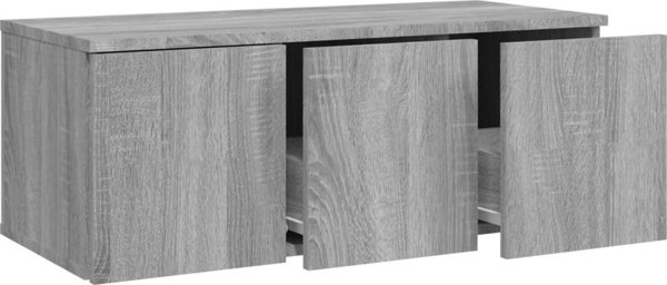 vidaXL Έπιπλο για τηλεόραση γκρι δρυς Sonoma 80x34x30 εκ.