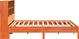 vidaXL Κρεβάτι με ράφι, χωρίς στρώμα, 180x200 cm, από μασίφ πεύκο