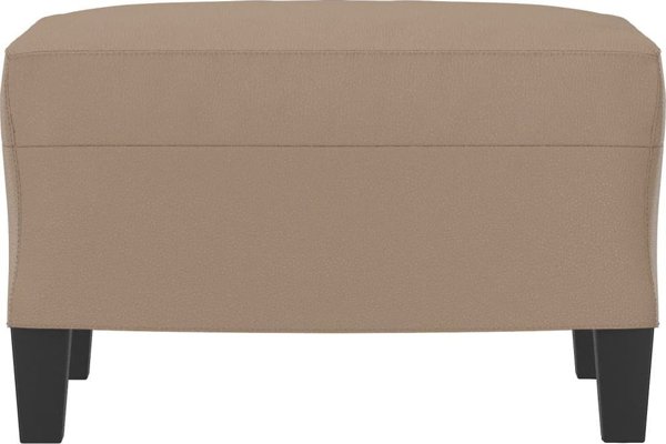 vidaXL Υποπόδιο cappuccino 60x50x41 cm από συνθετικό δέρμα