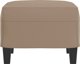 vidaXL Υποπόδιο cappuccino 60x50x41 cm από συνθετικό δέρμα