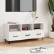 vidaXL Szafka pod TV biala 102x35x50 cm