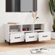 vidaXL Szafka pod TV biala 102x35x50 cm
