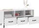 vidaXL Szafka pod TV biala 102x35x50 cm