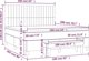 vidaXL Κρεβάτι Continental με στρώμα, μαύρο βελούδο 160x200 cm