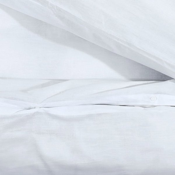 vidaXL Σετ σεντονιών, λευκό, 240x220 cm, ελαφριά μικροΐνα