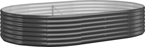 vidaXL vidaXL Donica ogrodowa, malowana proszkowo stal, 214x140x36 cm