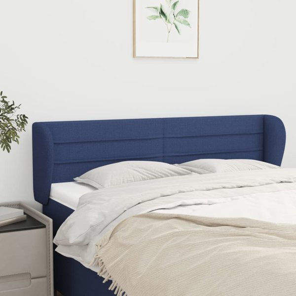vidaXL Ζαγλόουεκ ουσάκ μπλε 147x23x78/88 cm ύφασμα
