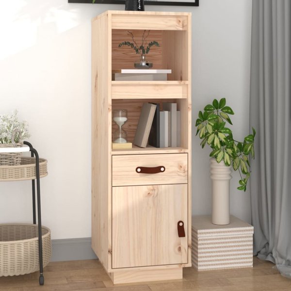 vidaXL Regal 34x40x108,5 cm από μασίφ πεύκο
