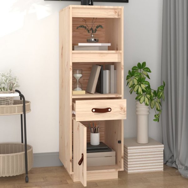 vidaXL Regal 34x40x108,5 cm από μασίφ πεύκο