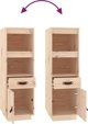 vidaXL Regal 34x40x108,5 cm από μασίφ πεύκο