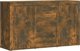 vidaXL Συρταριέρα, καπνισμένο δρυς, 120x36x69 εκ., ξύλινο υλικό