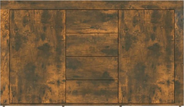 vidaXL Συρταριέρα, καπνισμένο δρυς, 120x36x69 εκ., ξύλινο υλικό