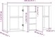 vidaXL Συρταριέρα, καπνισμένο δρυς, 120x36x69 εκ., ξύλινο υλικό