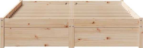 vidaXL Κρεβατοκάμαρα χωρίς στρώμα, 150x200 εκ., μασίφ πεύκο