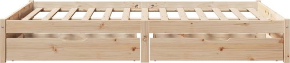 vidaXL Κρεβατοκάμαρα χωρίς στρώμα, 150x200 εκ., μασίφ πεύκο