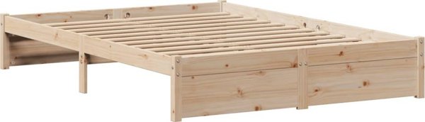vidaXL Κρεβατοκάμαρα χωρίς στρώμα, 150x200 εκ., μασίφ πεύκο