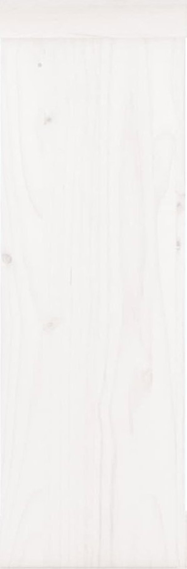vidaXL Βάση για φυτά, λευκή, 40x40x90 εκ, από μασίφ πεύκο