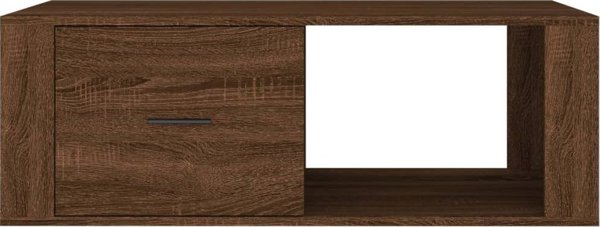 vidaXL Τραπέζι σαλονιού, καφέ δρυς, 100x50,5x35 εκ., σύνθετο ξύλο