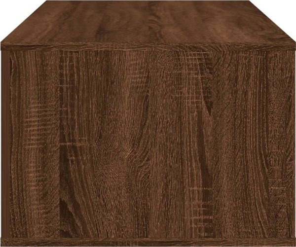 vidaXL Τραπέζι σαλονιού, καφέ δρυς, 100x50,5x35 εκ., σύνθετο ξύλο