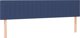 vidaXL Κεφαλάρι Κρεβατιού με LED, Μπλε, 180x5x78/88 εκ., ύφασμα