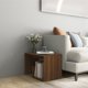 vidaXL Πλάγιο τραπεζάκι, χρώμα καφέ δρυς, 59x36x38 εκ., υλικό ξύλου