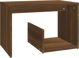vidaXL Πλάγιο τραπεζάκι, χρώμα καφέ δρυς, 59x36x38 εκ., υλικό ξύλου