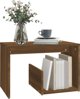 vidaXL Πλάγιο τραπεζάκι, χρώμα καφέ δρυς, 59x36x38 εκ., υλικό ξύλου