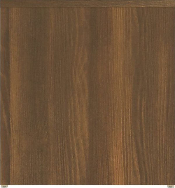 vidaXL Πλάγιο τραπεζάκι, χρώμα καφέ δρυς, 59x36x38 εκ., υλικό ξύλου
