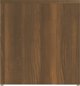 vidaXL Πλάγιο τραπεζάκι, χρώμα καφέ δρυς, 59x36x38 εκ., υλικό ξύλου