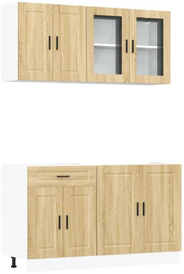 VidaXL Σετ Κουζίνας Kalmar 4 Τεμαχίων, Χρώμα Δρυς Sonoma