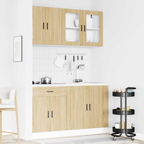 VidaXL Σετ Κουζίνας Kalmar 4 Τεμαχίων, Χρώμα Δρυς Sonoma