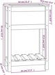 vidaXL Ζαρντινιέρα με ραφιέρα, γκρι, 54x34,5x81 εκ., μασίφ πεύκο