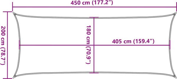 vidaXL Ήλιος Ιστιοσανίδα 160 g/m, Κίτρινο, 2x4,5 μ., HDPE