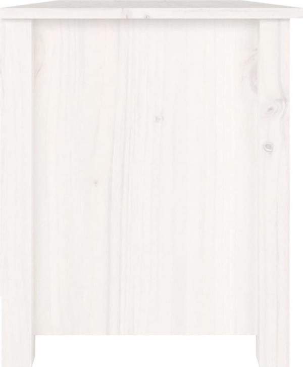 vidaXL Λευκή Ντουλάπα για Παπούτσια 70x38x45,5 εκ. από Πεύκο