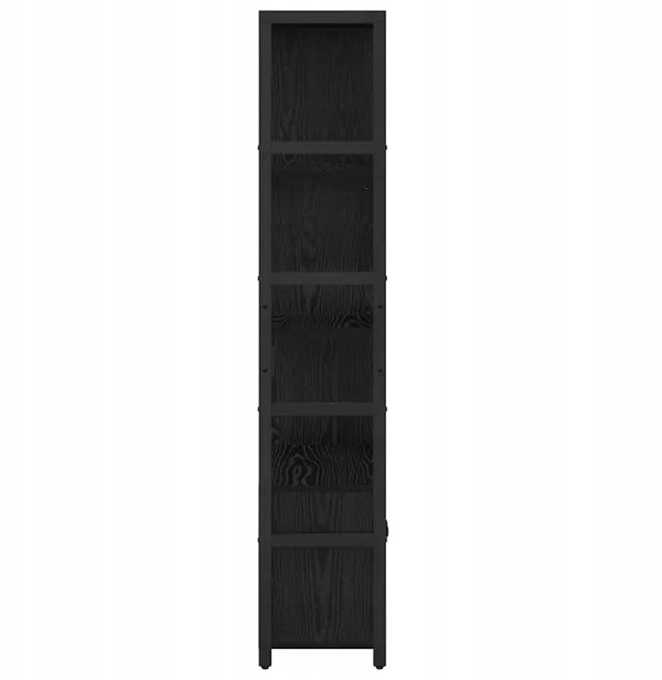 vidaXL Ράφι Βιβλιοθήκη 80x30x155,5 εκ. σε Χρώμα Μαύρη Δρυς