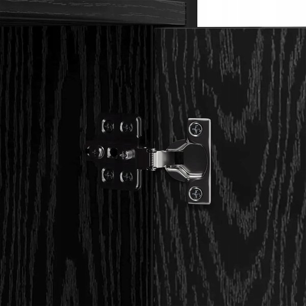 vidaXL Ράφι Βιβλιοθήκη 80x30x155,5 εκ. σε Χρώμα Μαύρη Δρυς