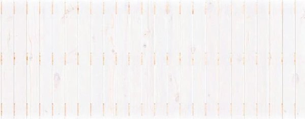 vidaXL Κεφαλάρι κρεβατιού λευκό 159,5x3x60 cm από μασίφ πεύκο
