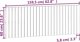 vidaXL Κεφαλάρι κρεβατιού λευκό 159,5x3x60 cm από μασίφ πεύκο