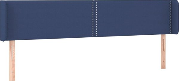 vidaXL Κεφαλάρι Uszak, Μπλε, 203x16x78/88 cm, ύφασμα