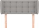 vidaXL Κεφαλάρι uszak, ανοιχτό γκρι, 103x23x78/88 cm, ύφασμα