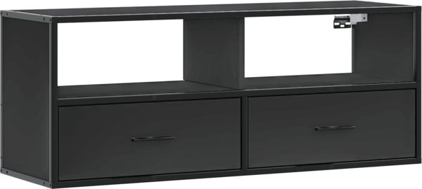 vidaXL Szafka pod TV, czarna, 100x31x39,5 cm